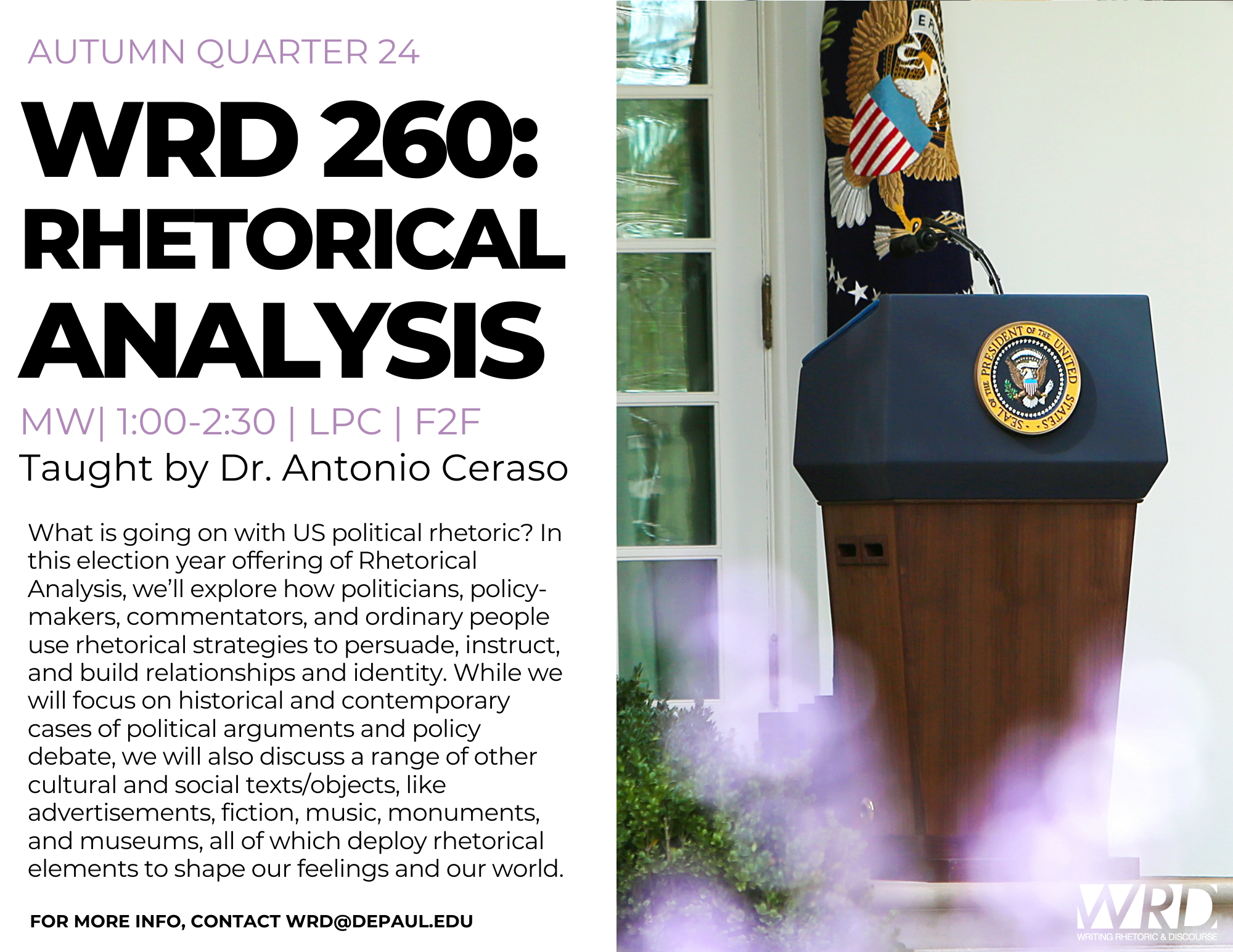 WRD 260: Rhetorical Analysis 